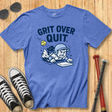 Grit Over Quit Softball Mascot Tee