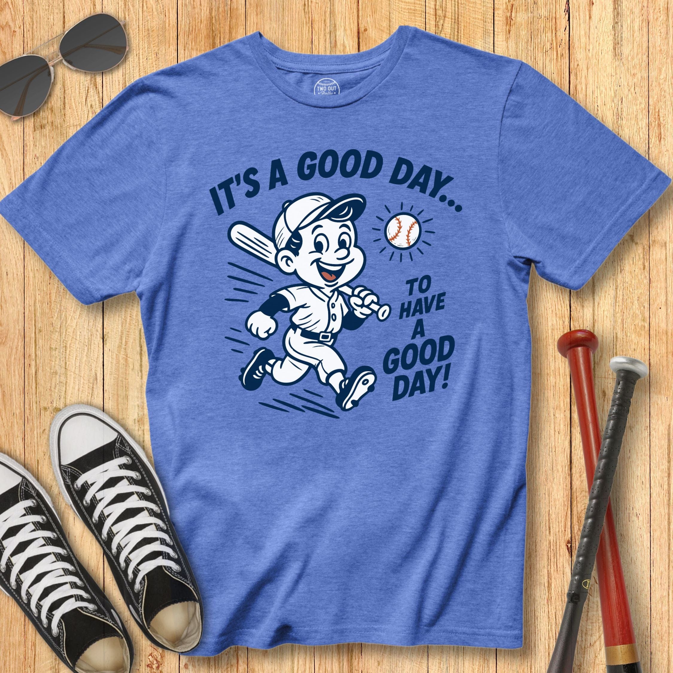 Good Day Baseball Mascot Tee