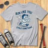 Run Like Baseball Mascot Tee