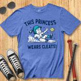 Wears Cleats Softball Mascot Tee