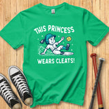 Wears Cleats Softball Mascot Youth Tee
