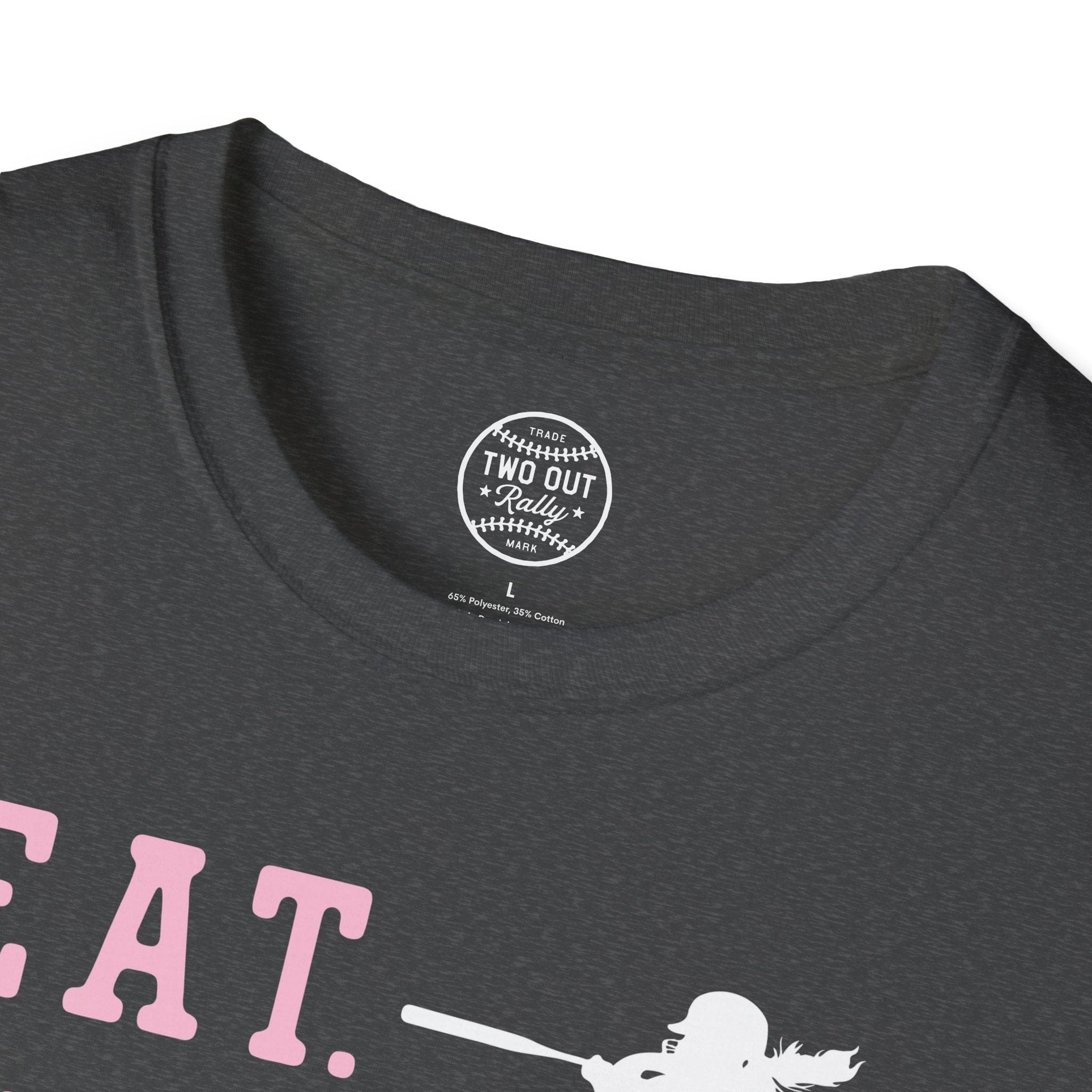 Old School Eat Sleep Softball Tee