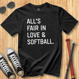 All's Fair Softball Block Tee
