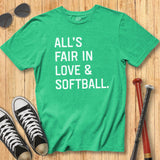 All's Fair Softball Block Tee
