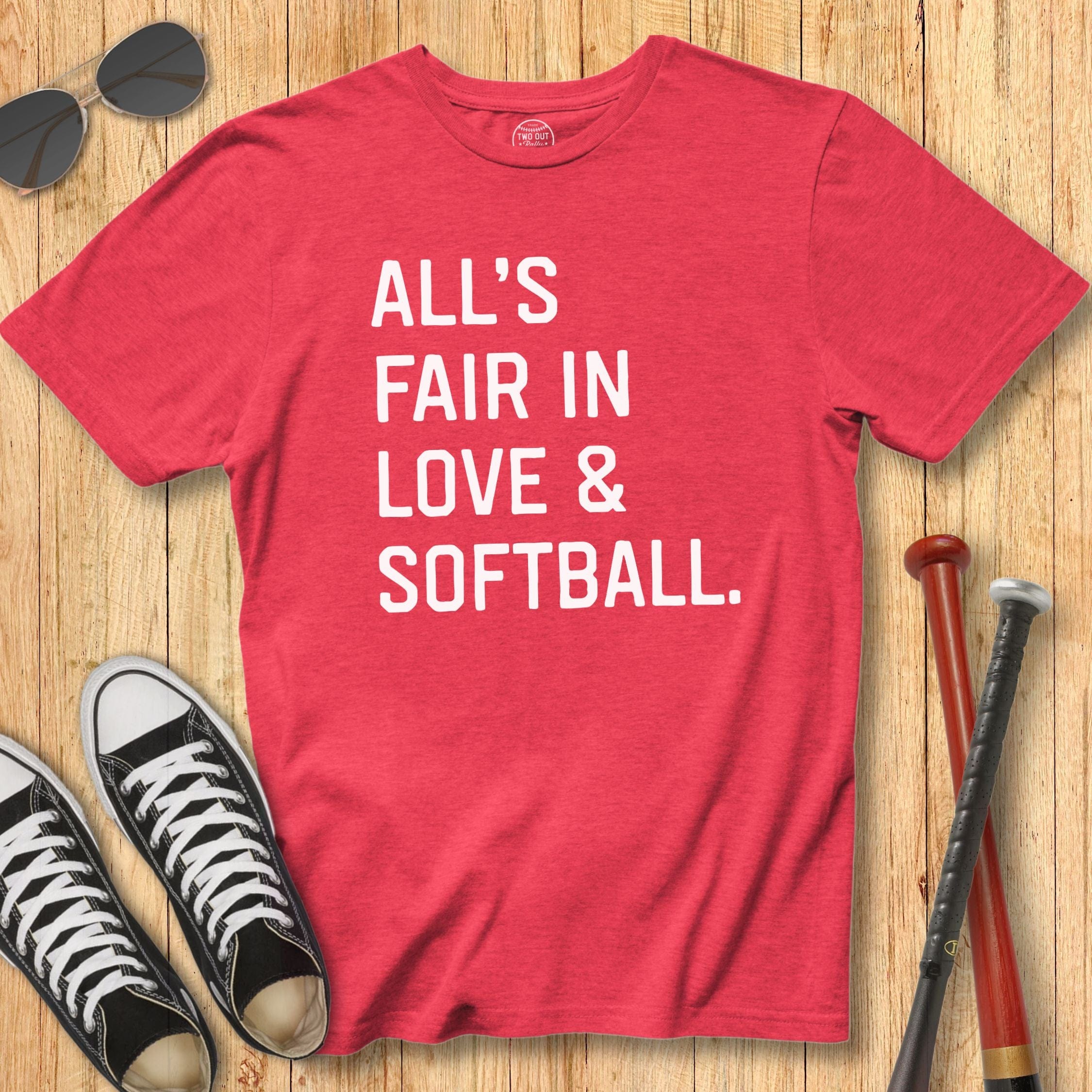 All's Fair Softball Block Tee