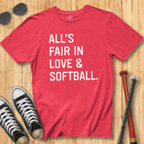 All's Fair Softball Block Tee