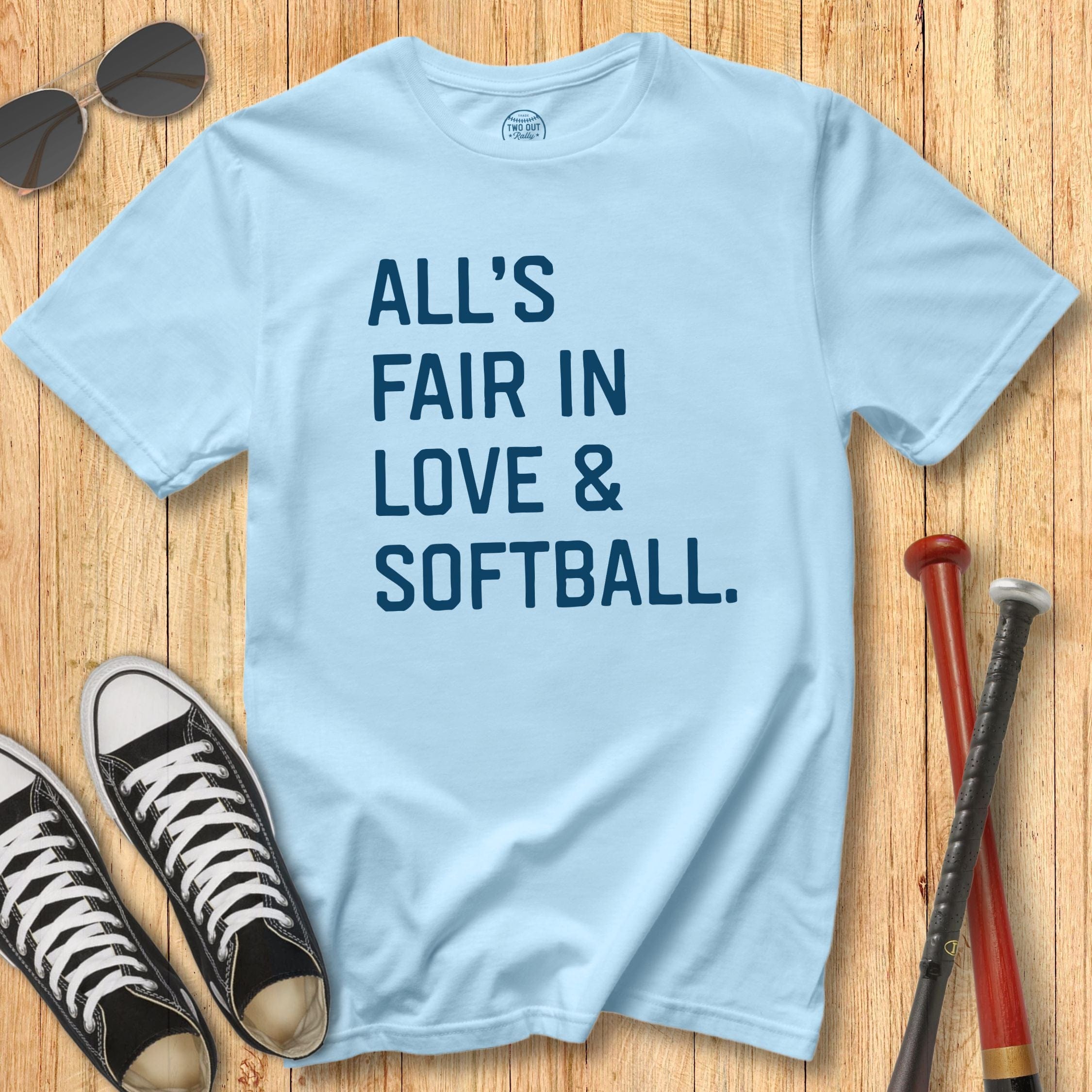 All's Fair Softball Block Tee