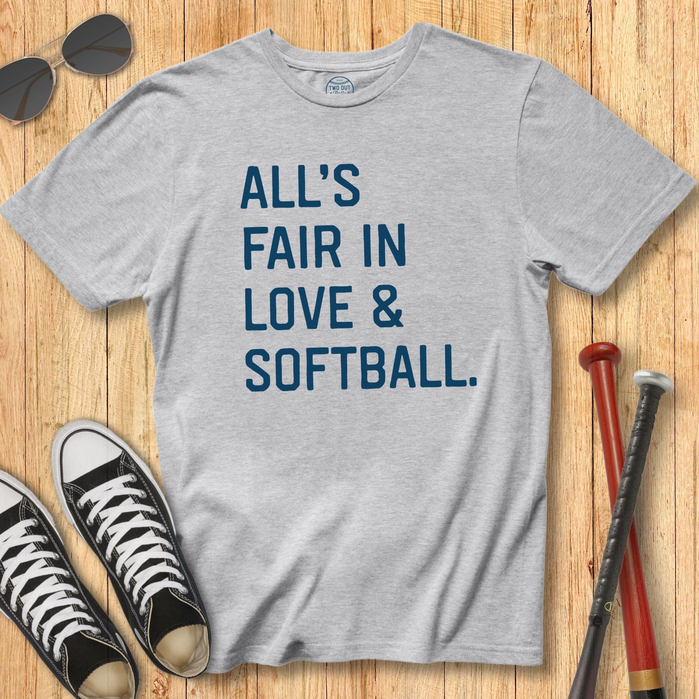 All's Fair Softball Block Tee