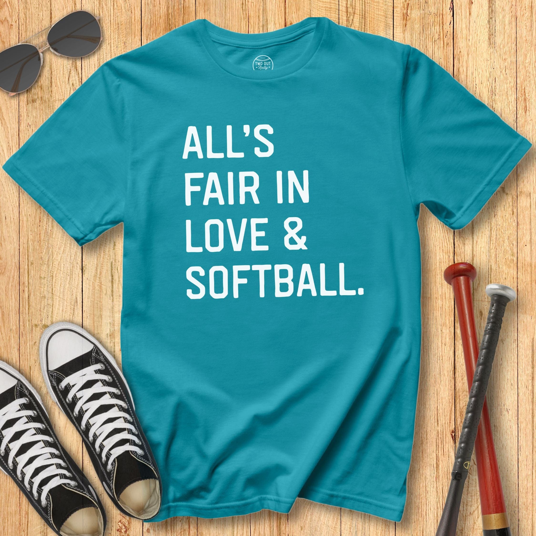 All's Fair Softball Block Tee