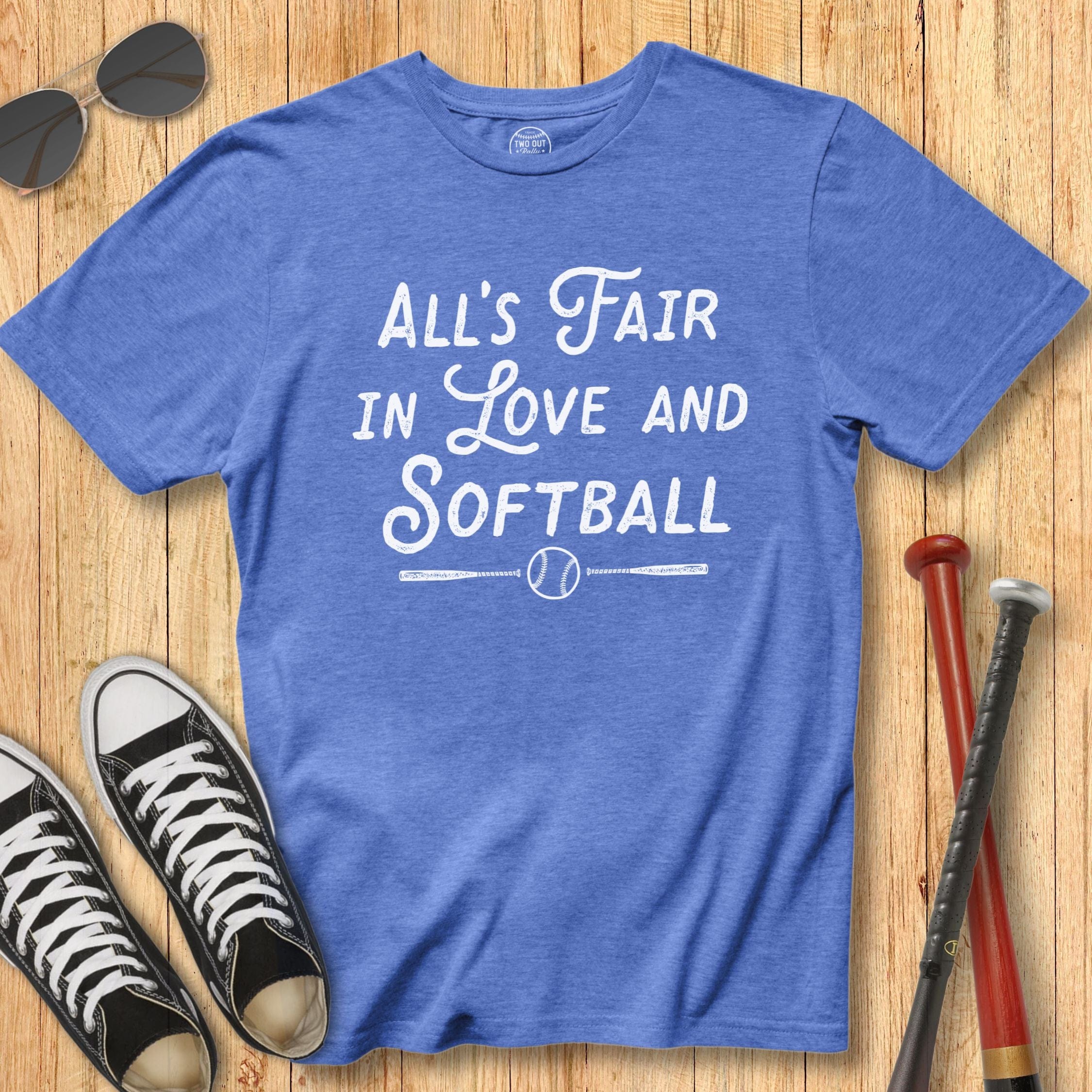 All's Fair Softball Script Tee