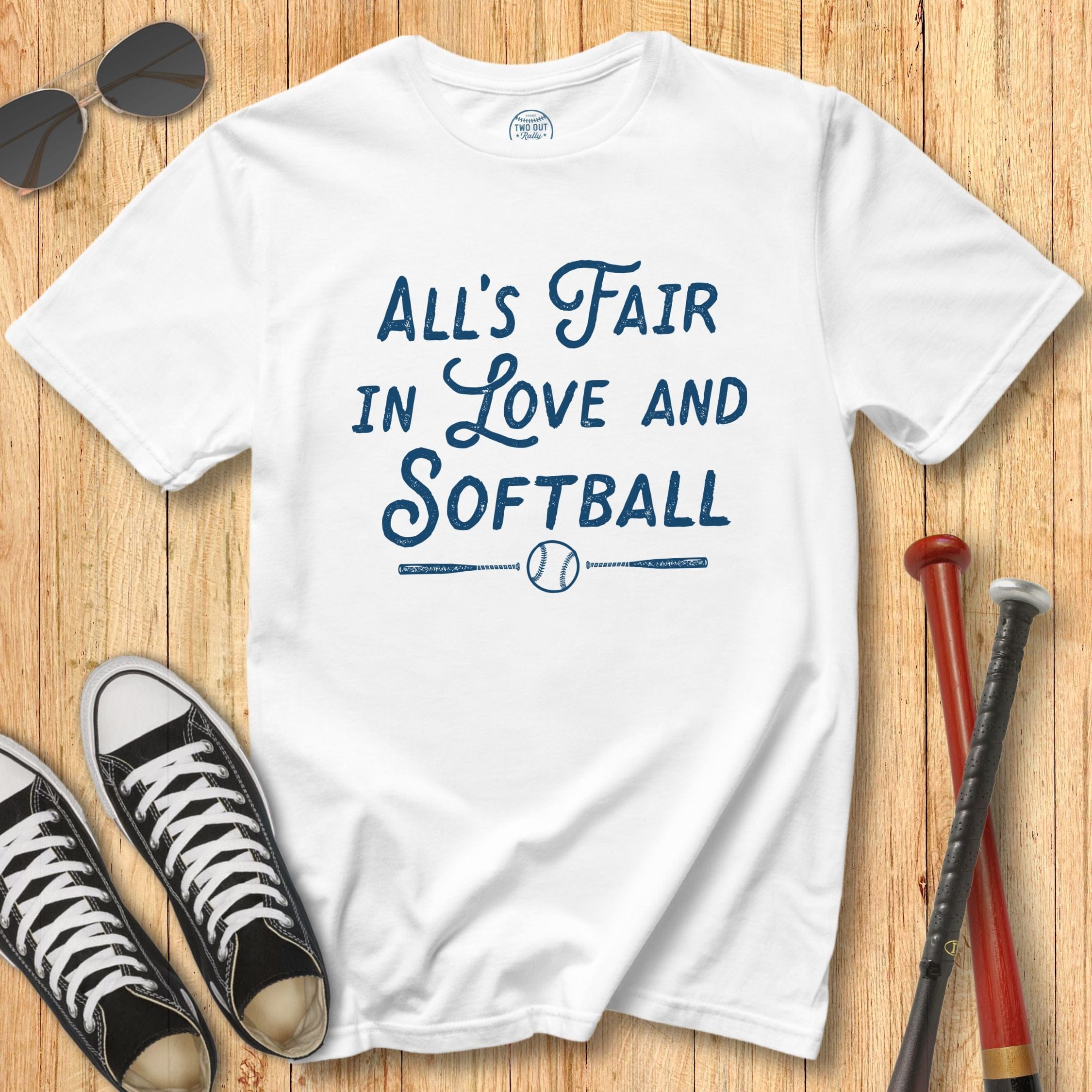 All's Fair Softball Script Tee
