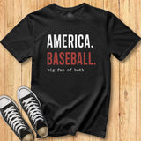 America. Baseball. Tee