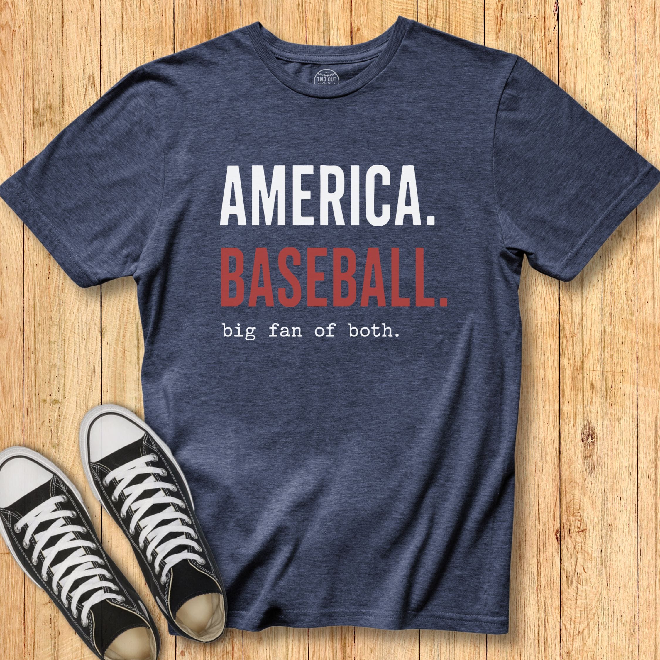 America. Baseball. Tee