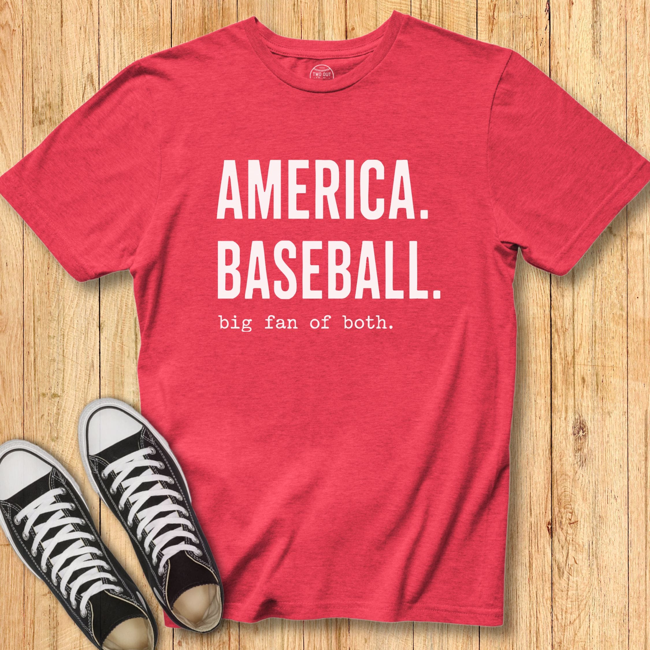 America. Baseball. Tee