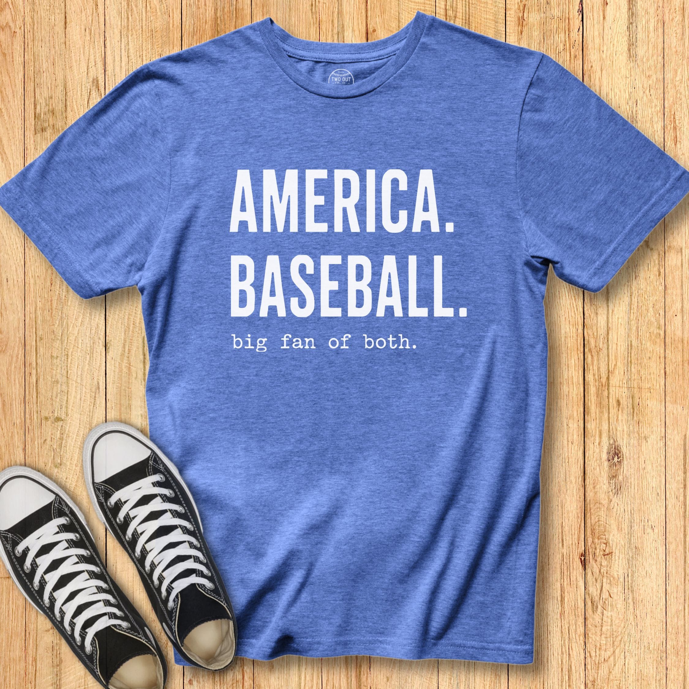 America. Baseball. Tee