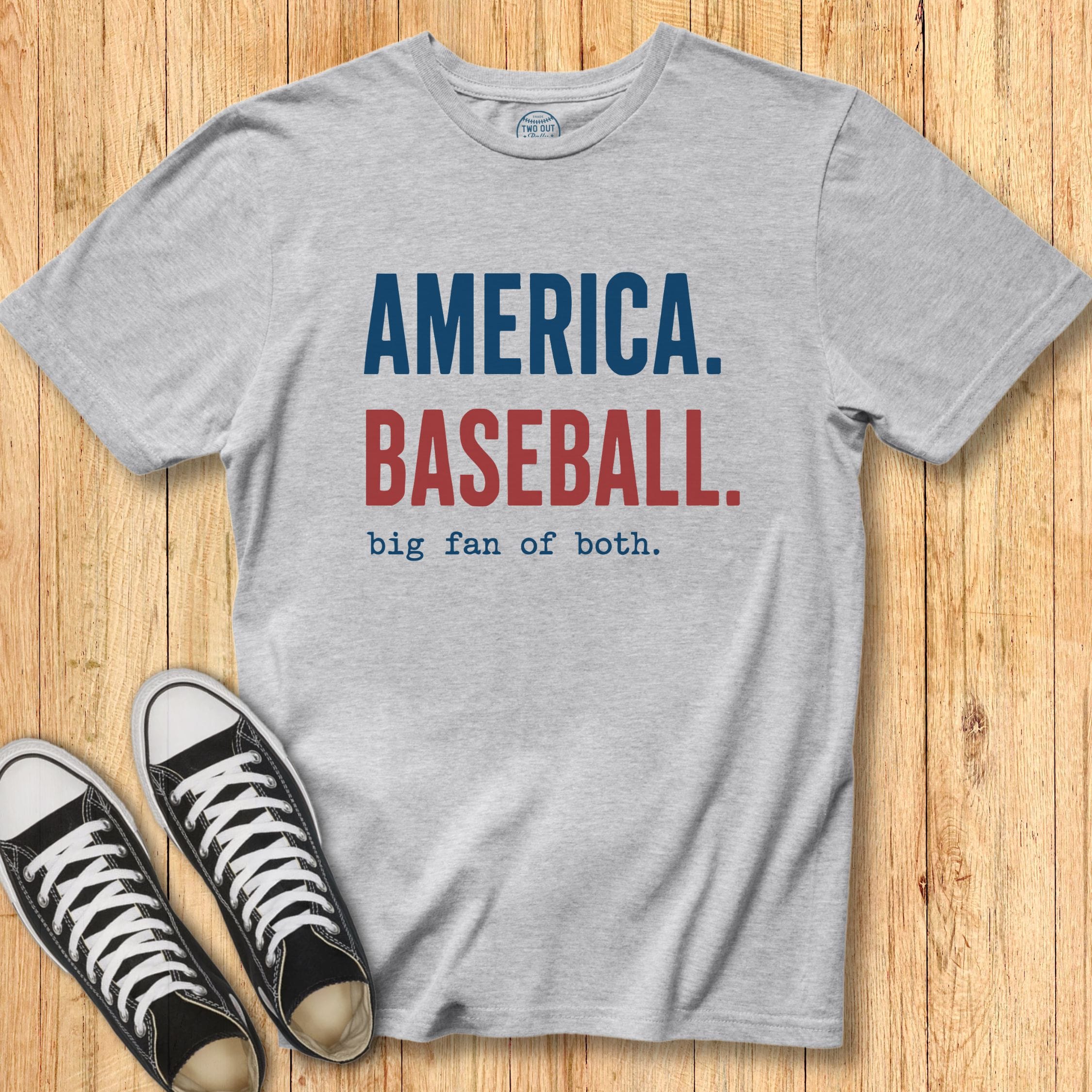 America. Baseball. Tee