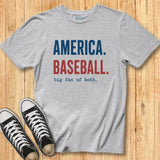 America. Baseball. Tee