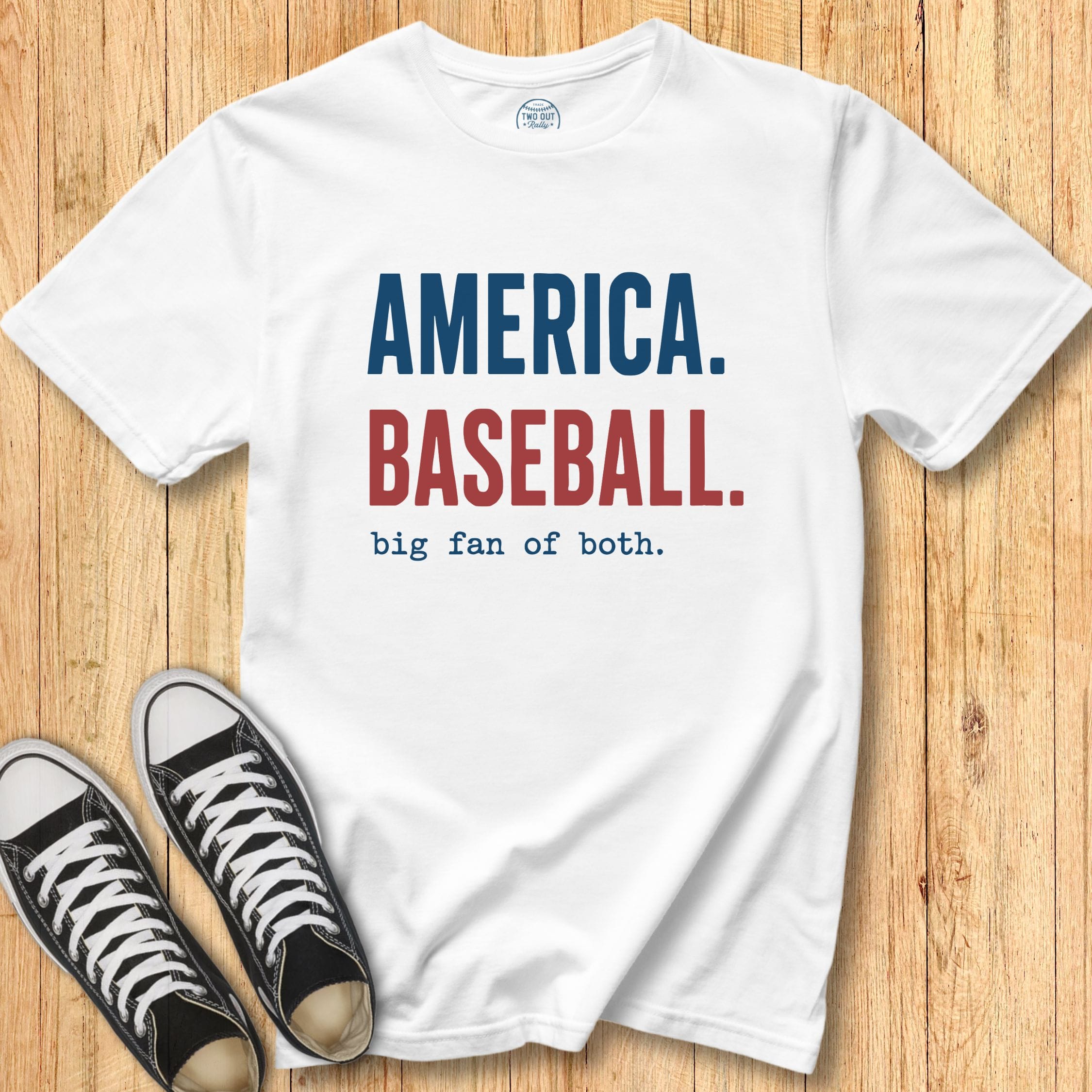 America. Baseball. Tee