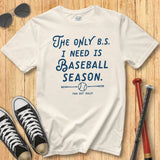 BS Baseball Vintage Type Tee