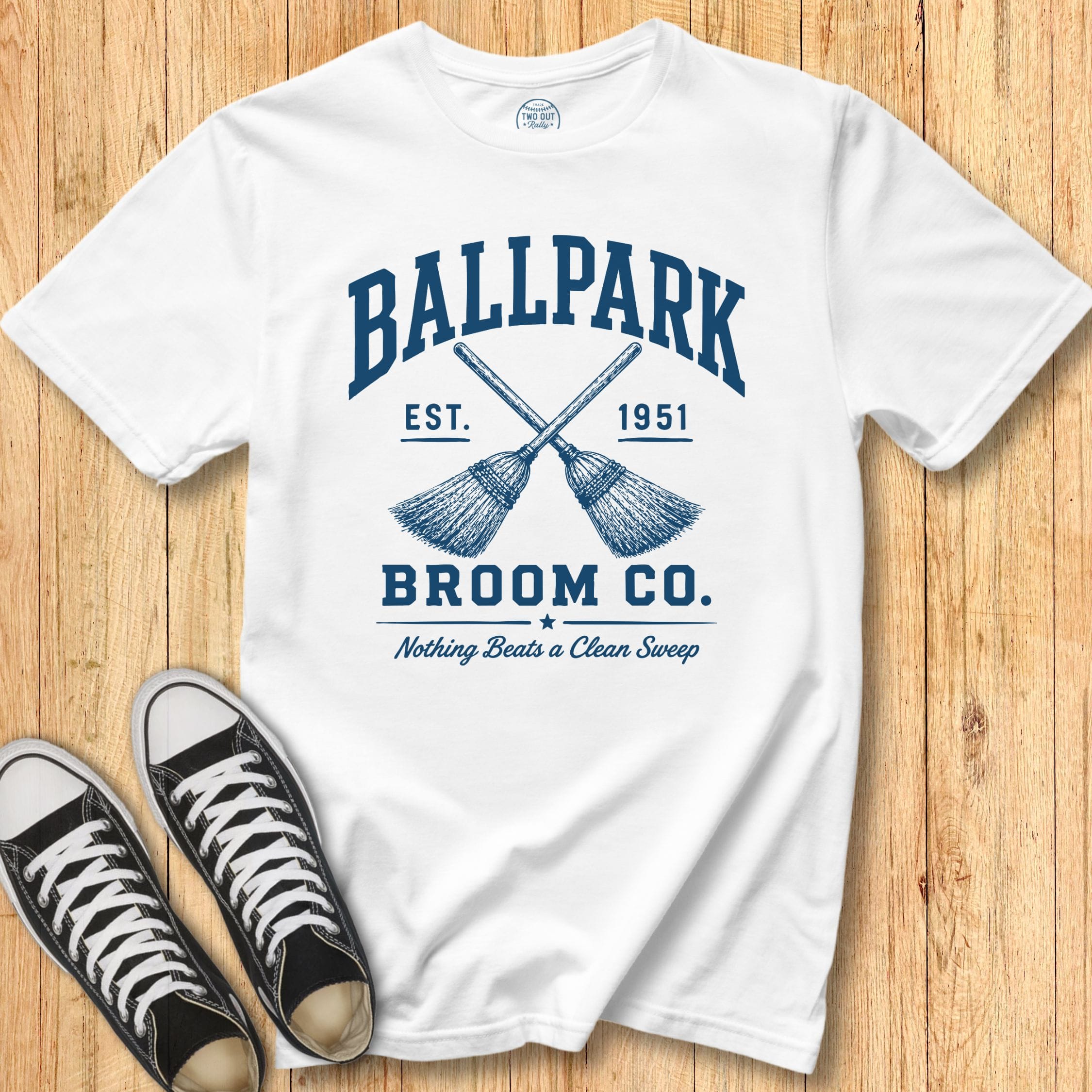 Ballpark Broom Co. Tee