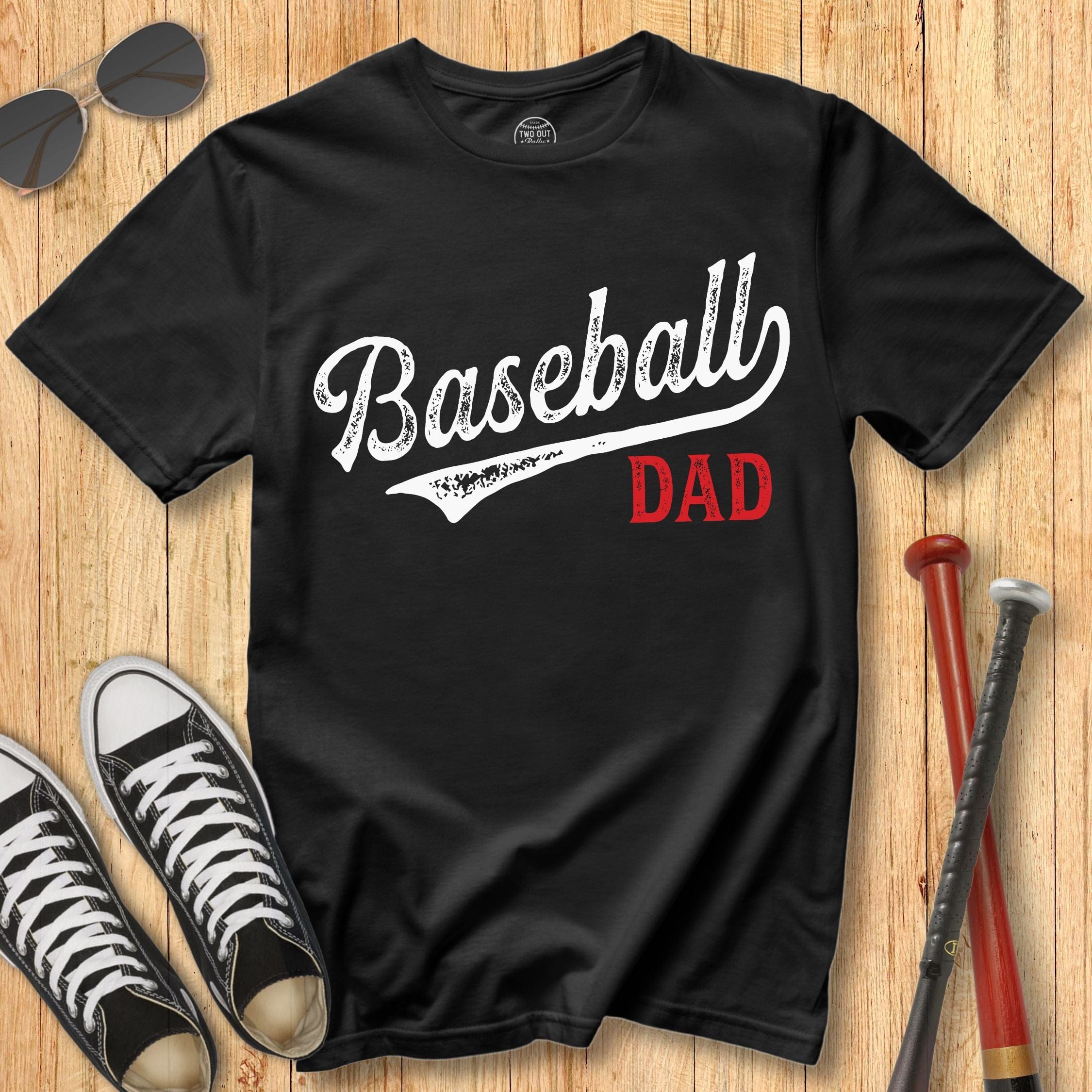 Baseball Dad Swoosh Tee