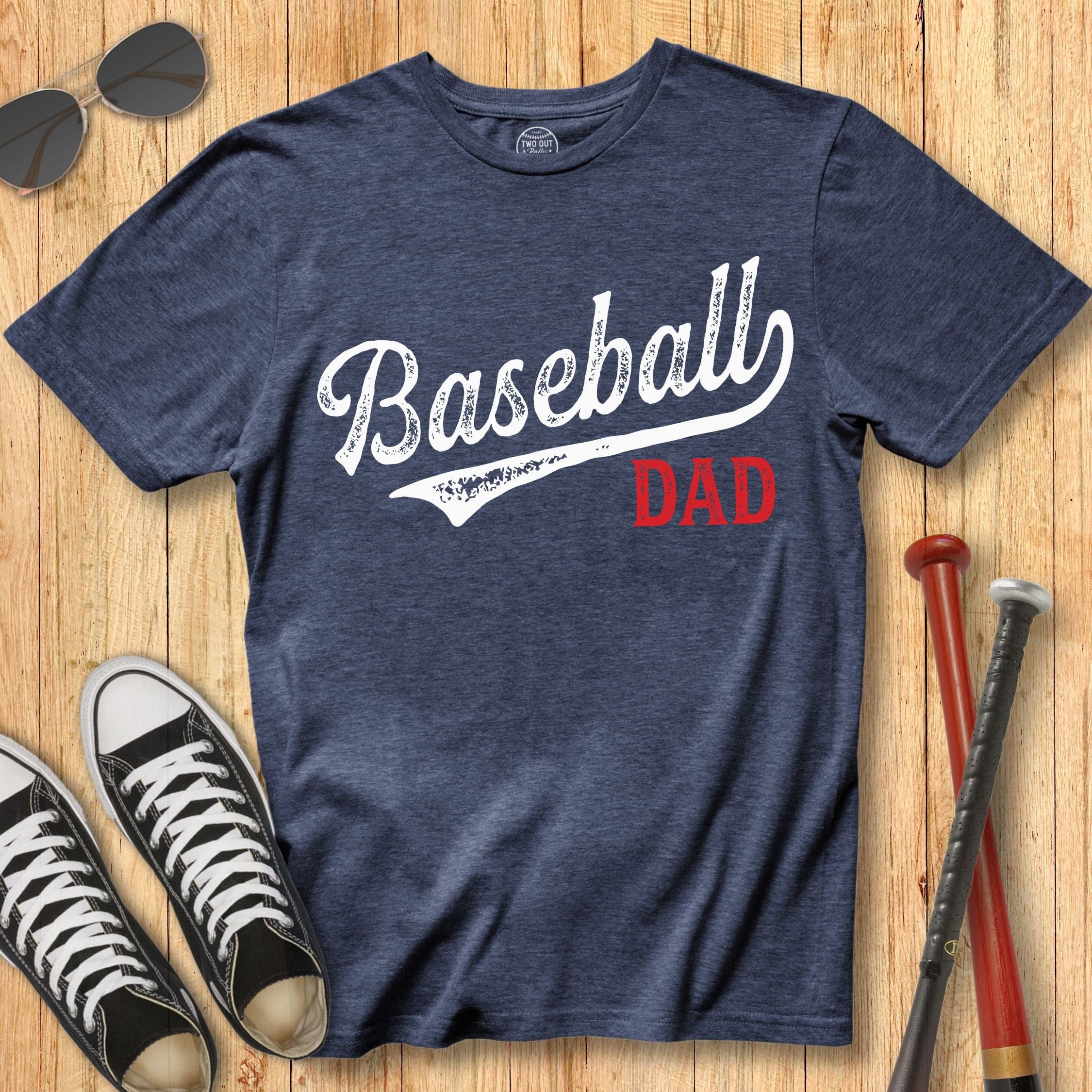 Baseball Dad Swoosh Tee