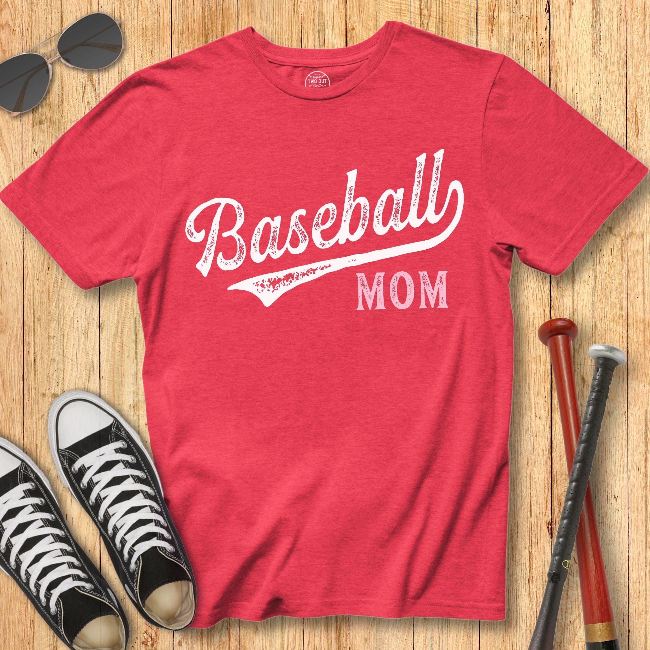 Baseball Mom Swoosh Tee