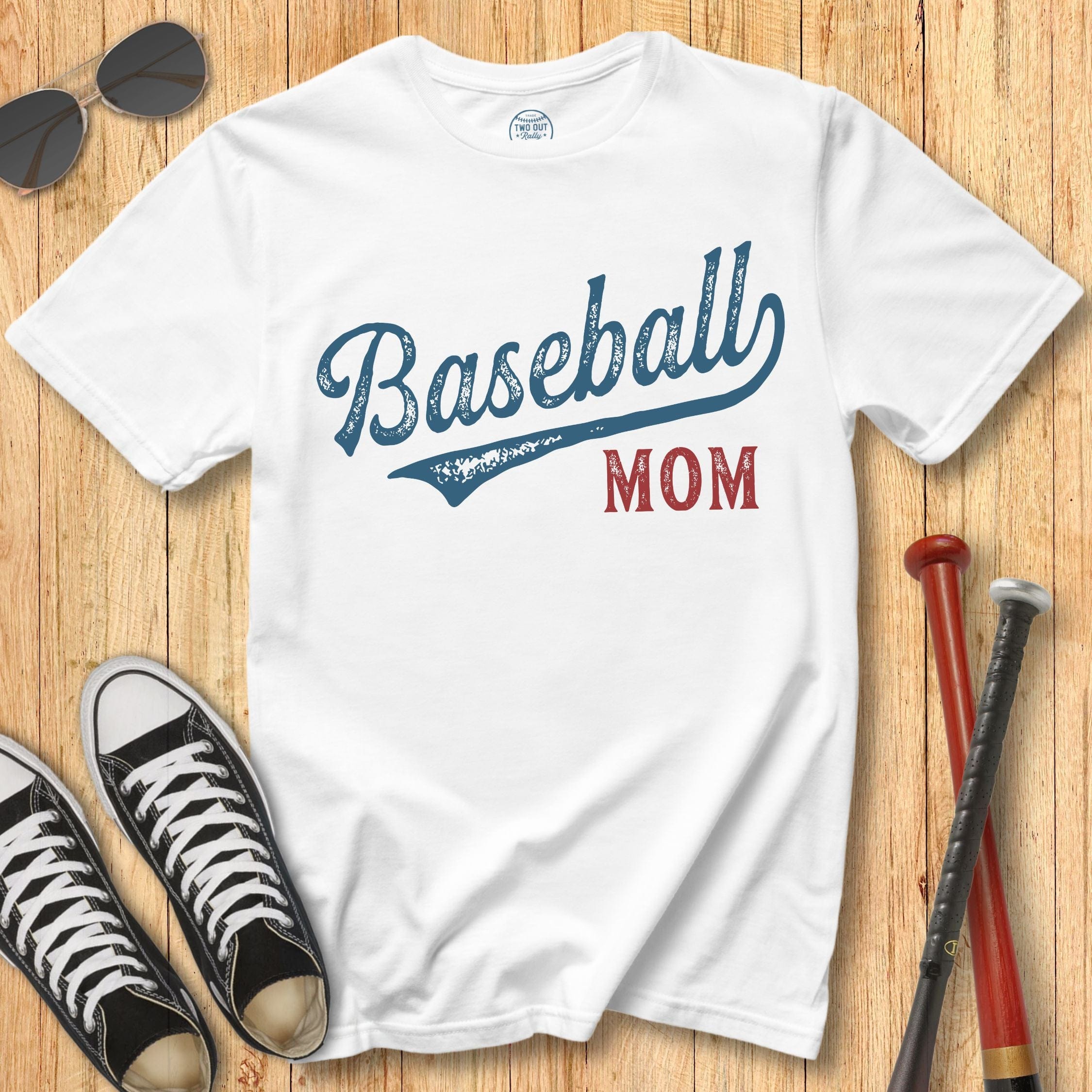 Baseball Mom Swoosh Tee