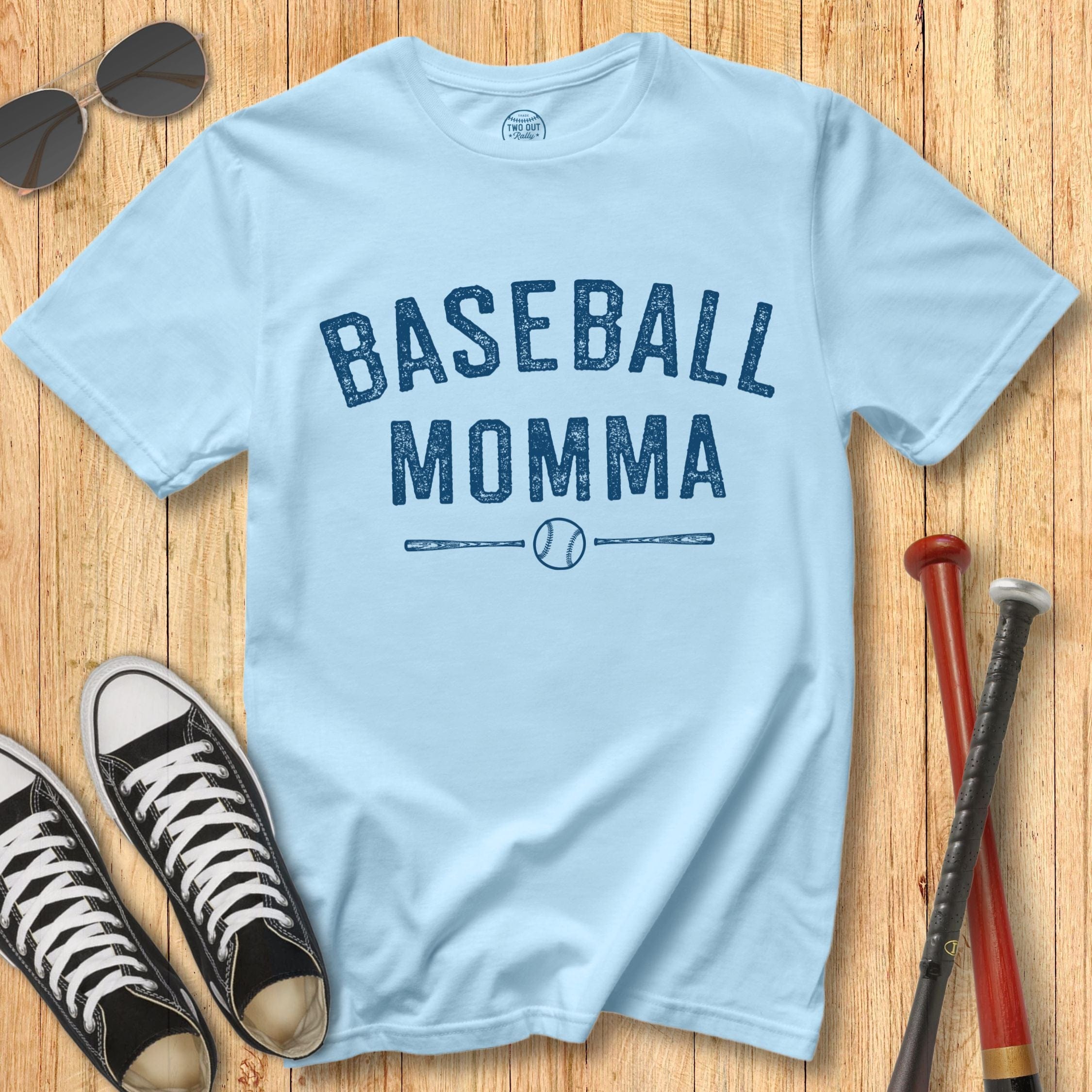 Baseball Momma Stamp Tee