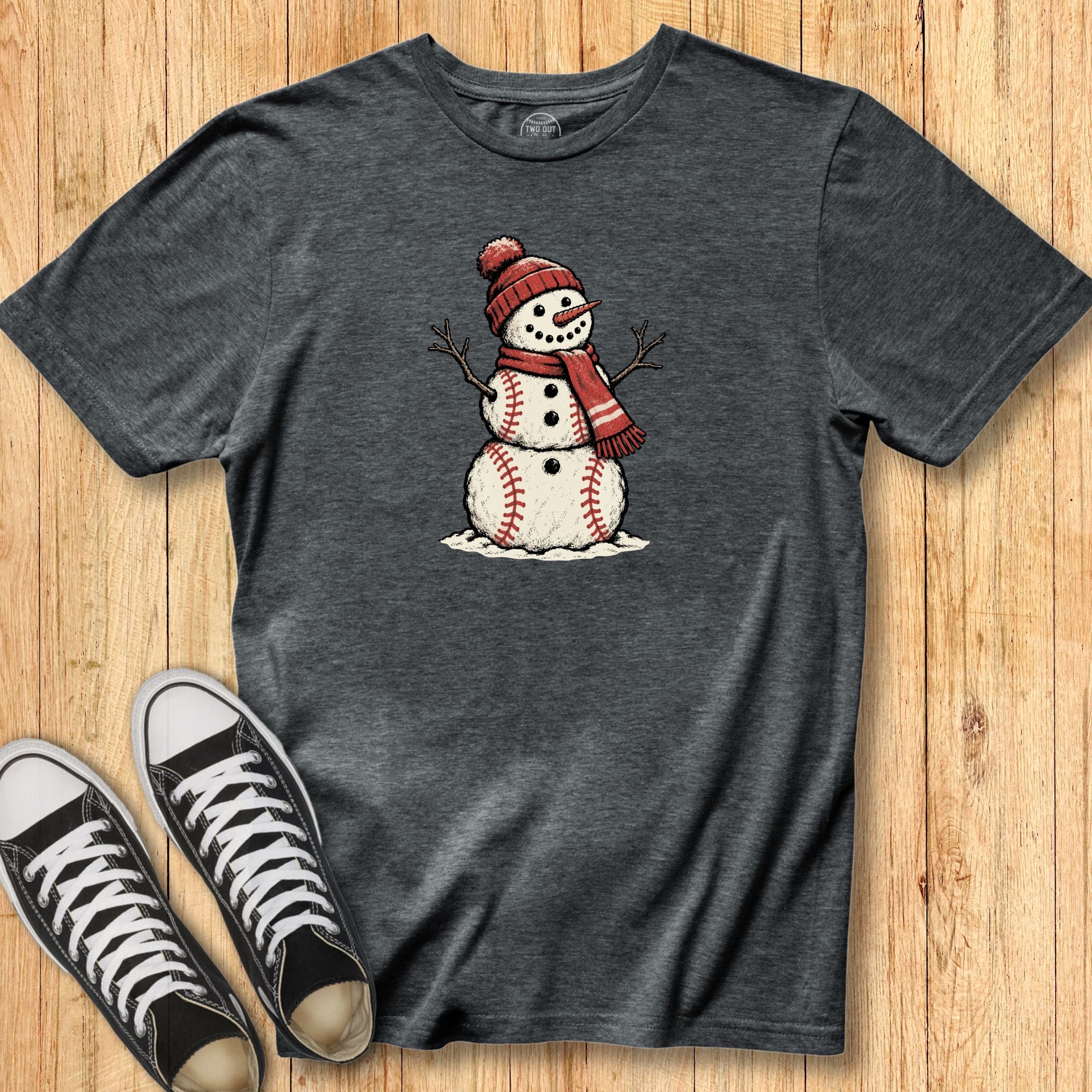 Baseball Snowman - Classic Tee