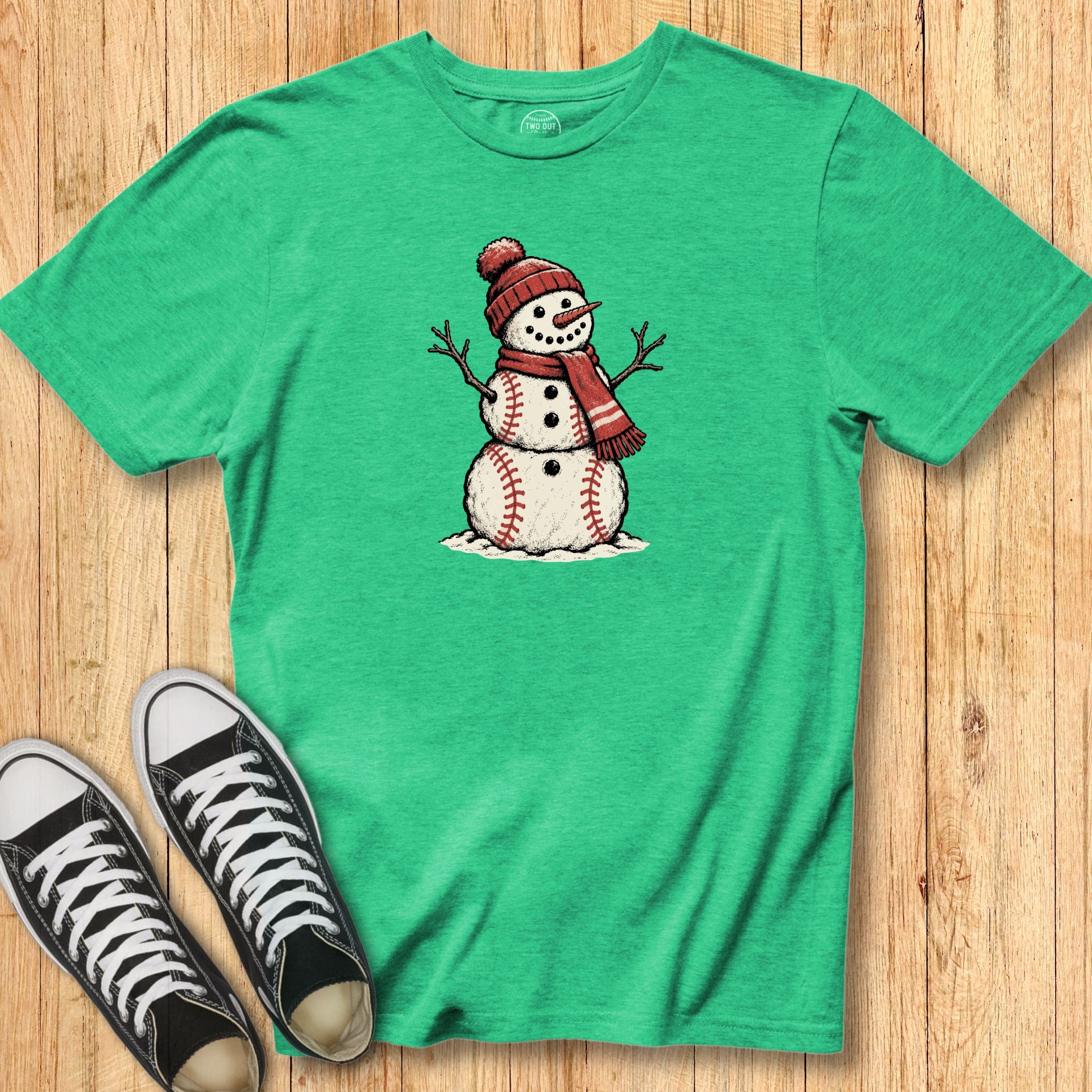 Baseball Snowman - Classic Tee