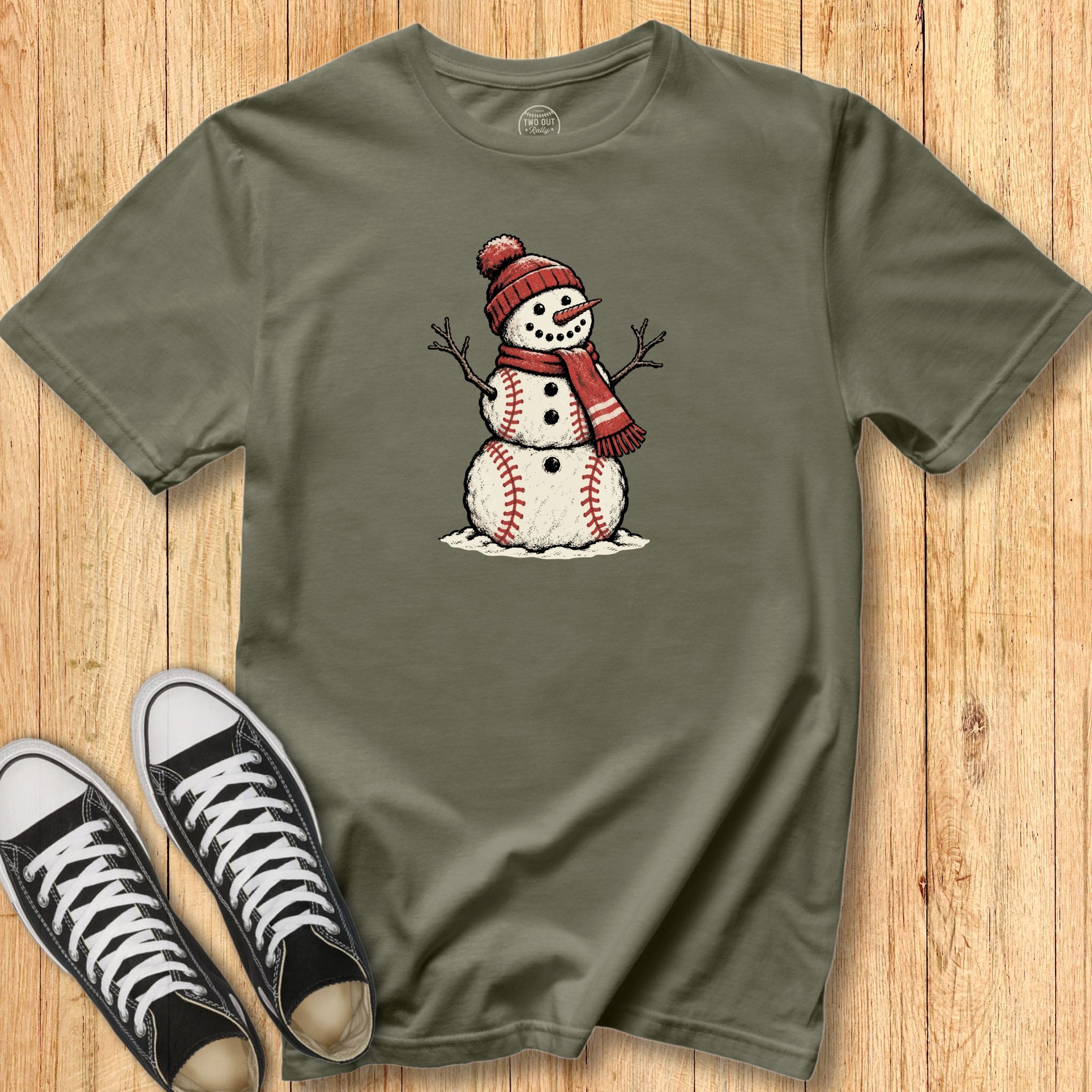 Baseball Snowman - Classic Tee