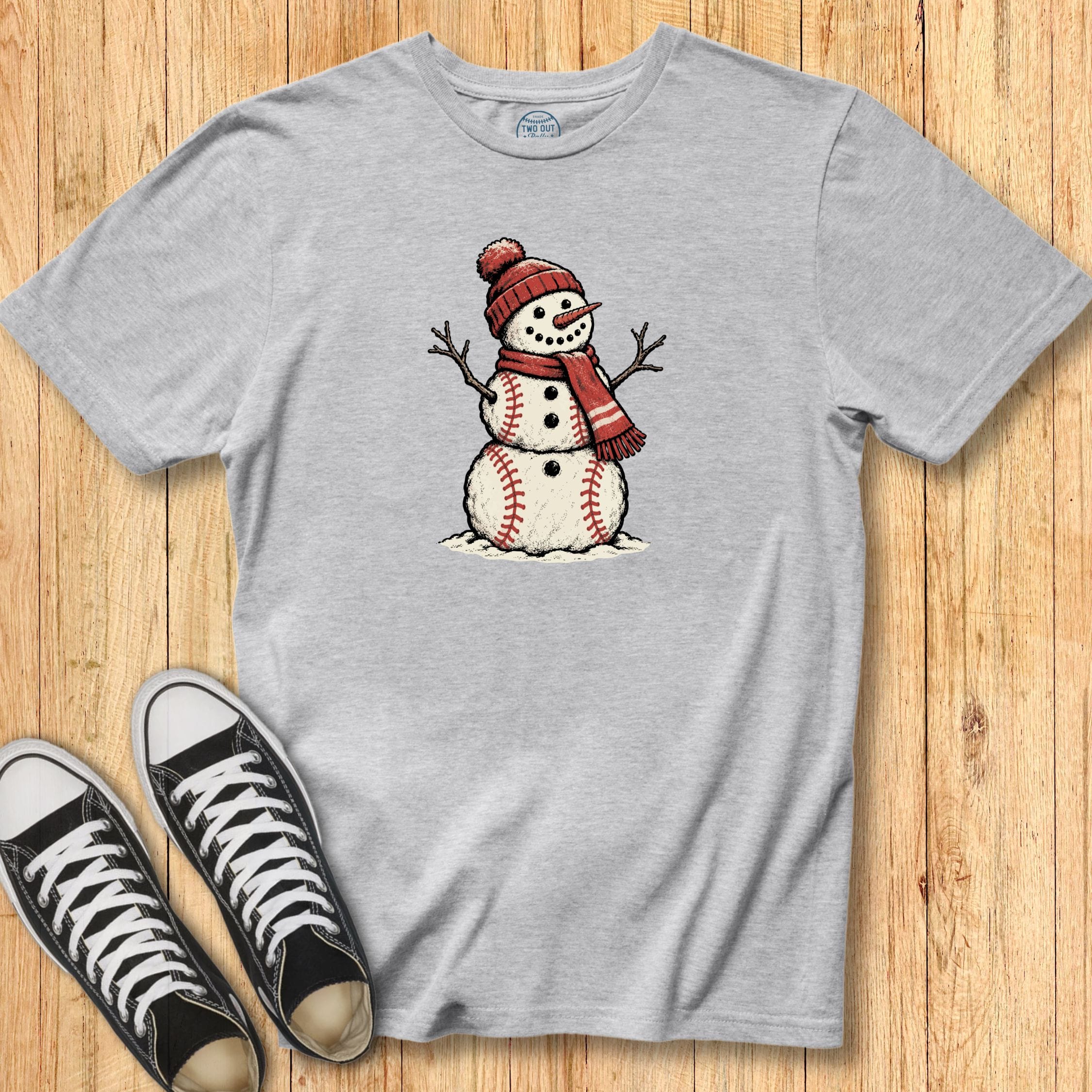 Baseball Snowman - Classic Tee