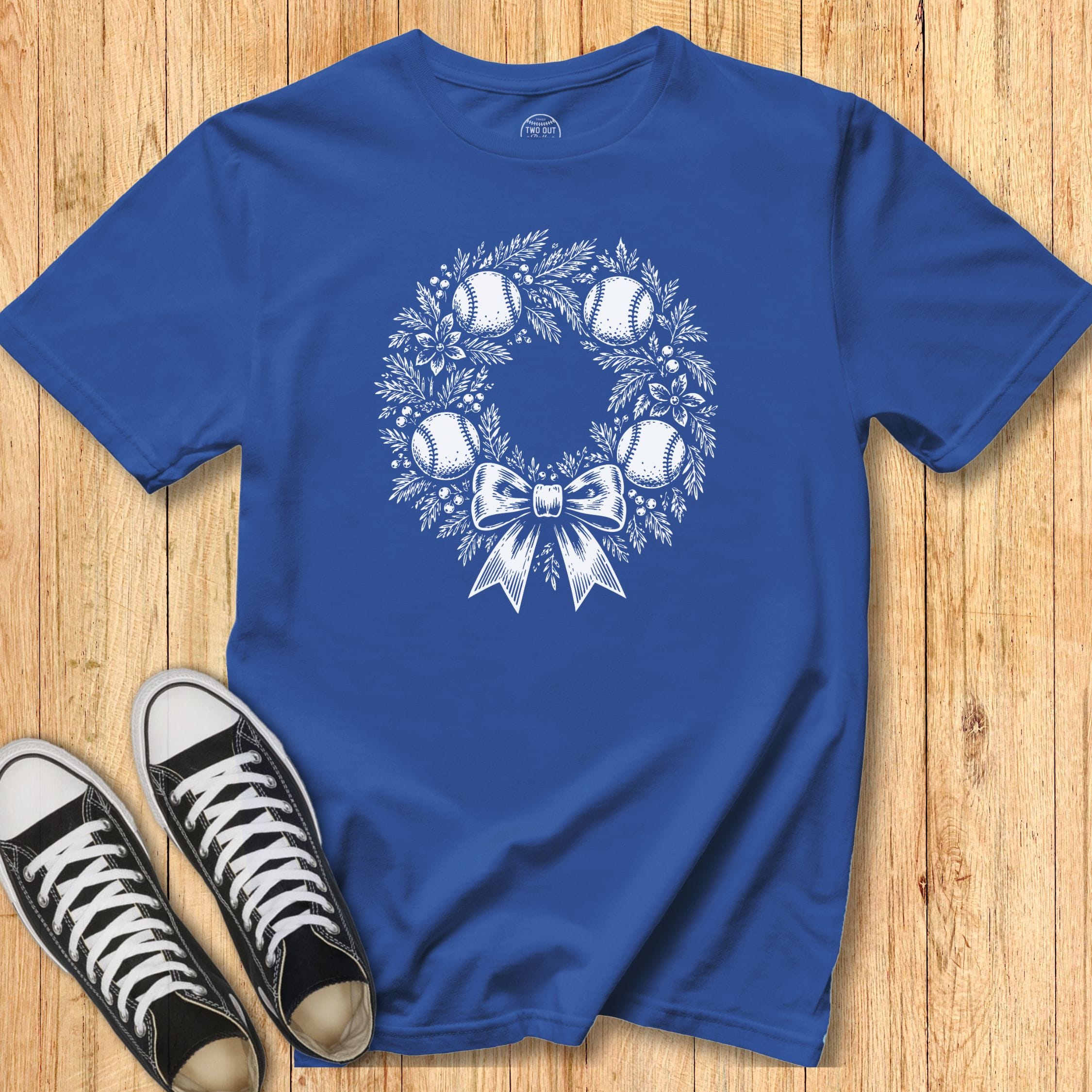 Baseball Wreath - Classic Tee