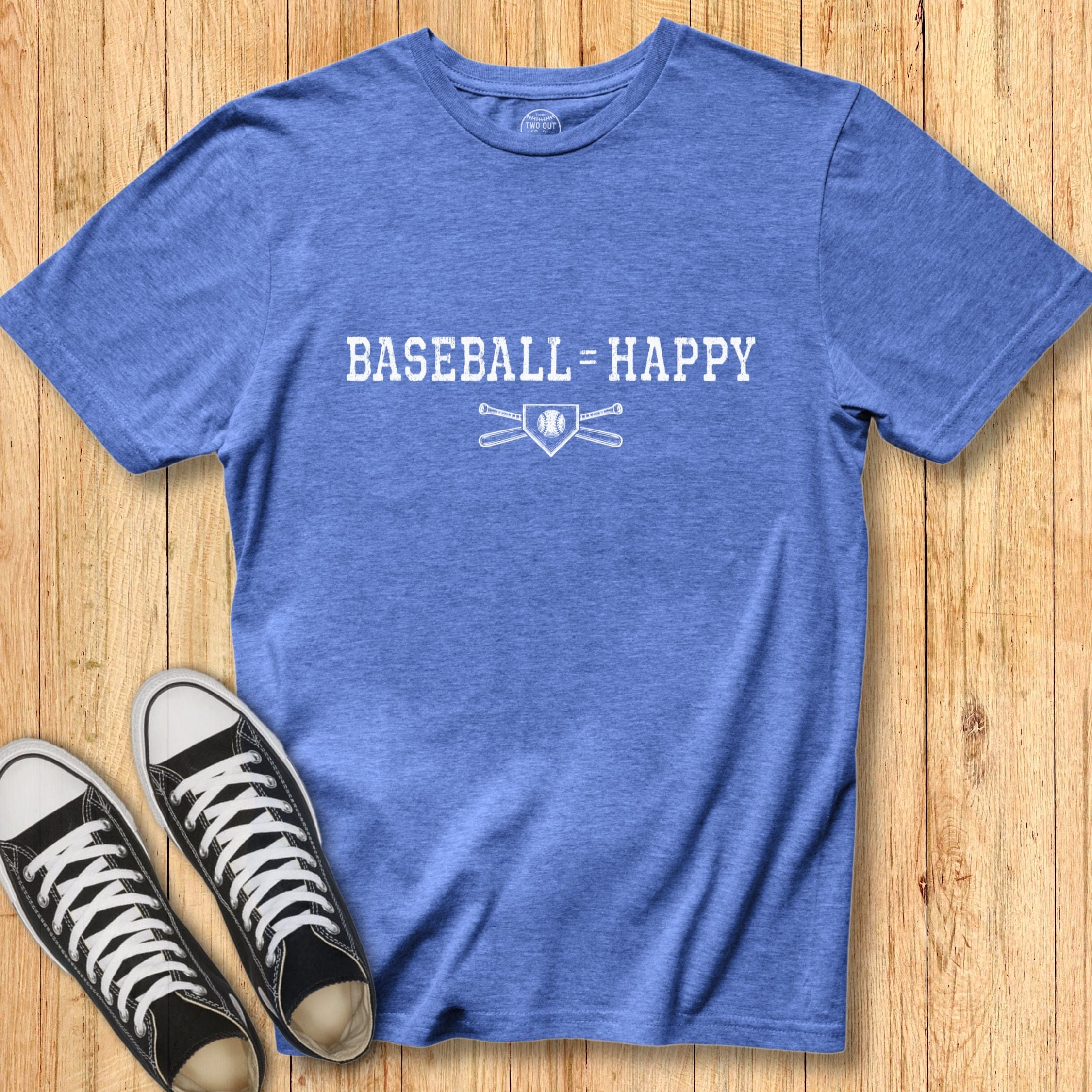 Baseball = Happy Tee