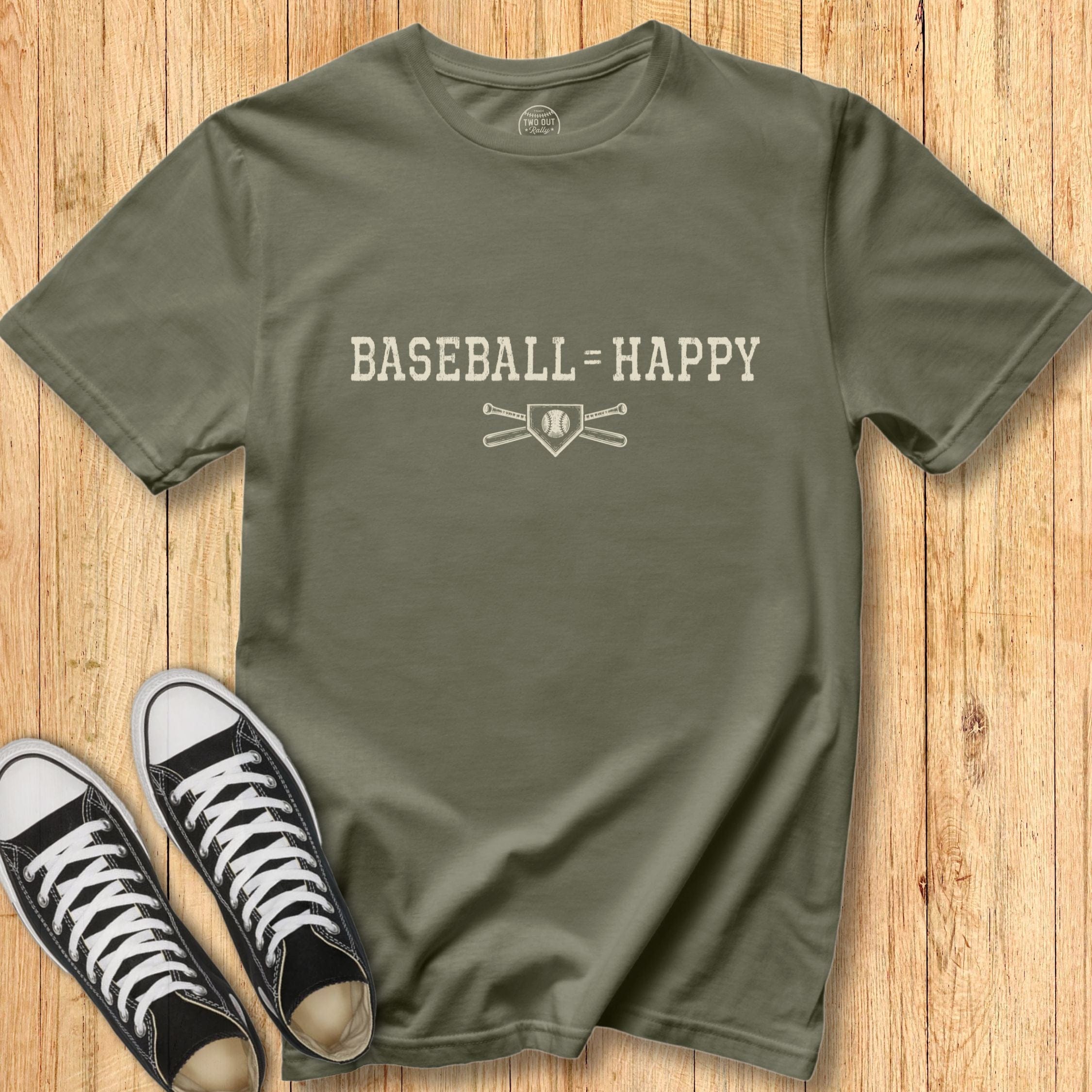 Baseball = Happy Tee