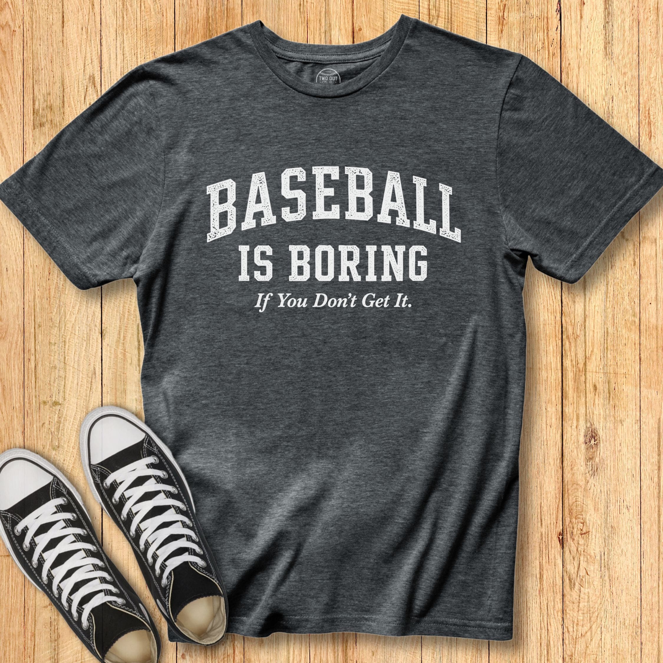 Baseball Is Boring Arch Tee