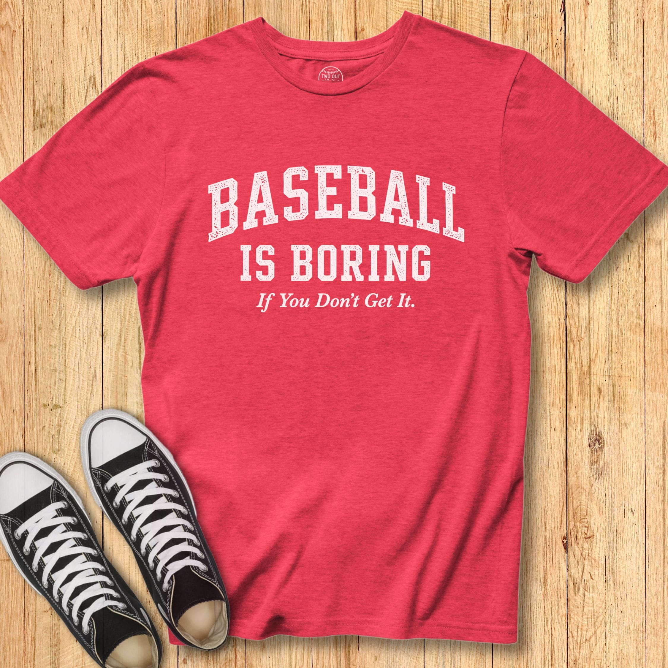 Baseball Is Boring Arch Tee