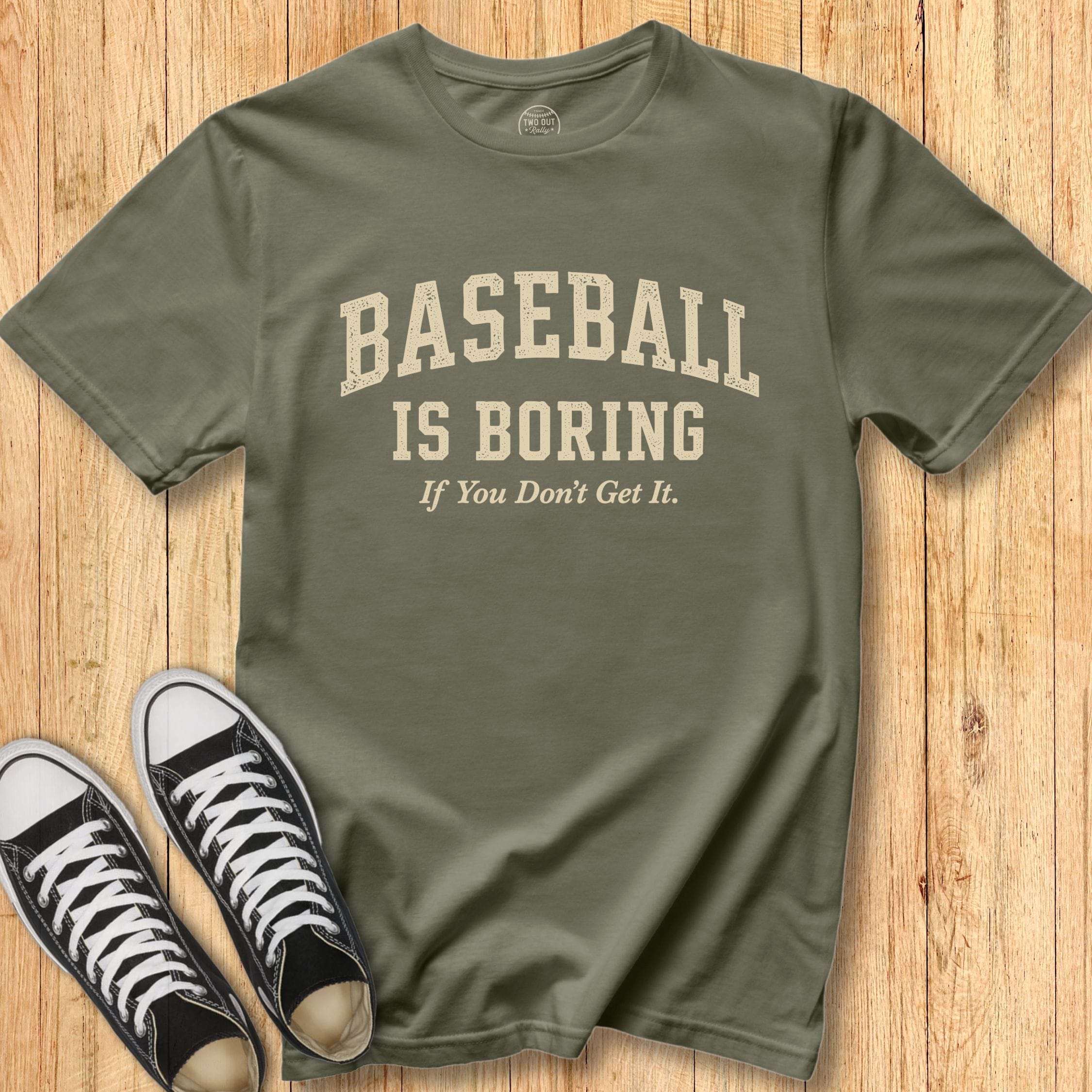 Baseball Is Boring Arch Tee