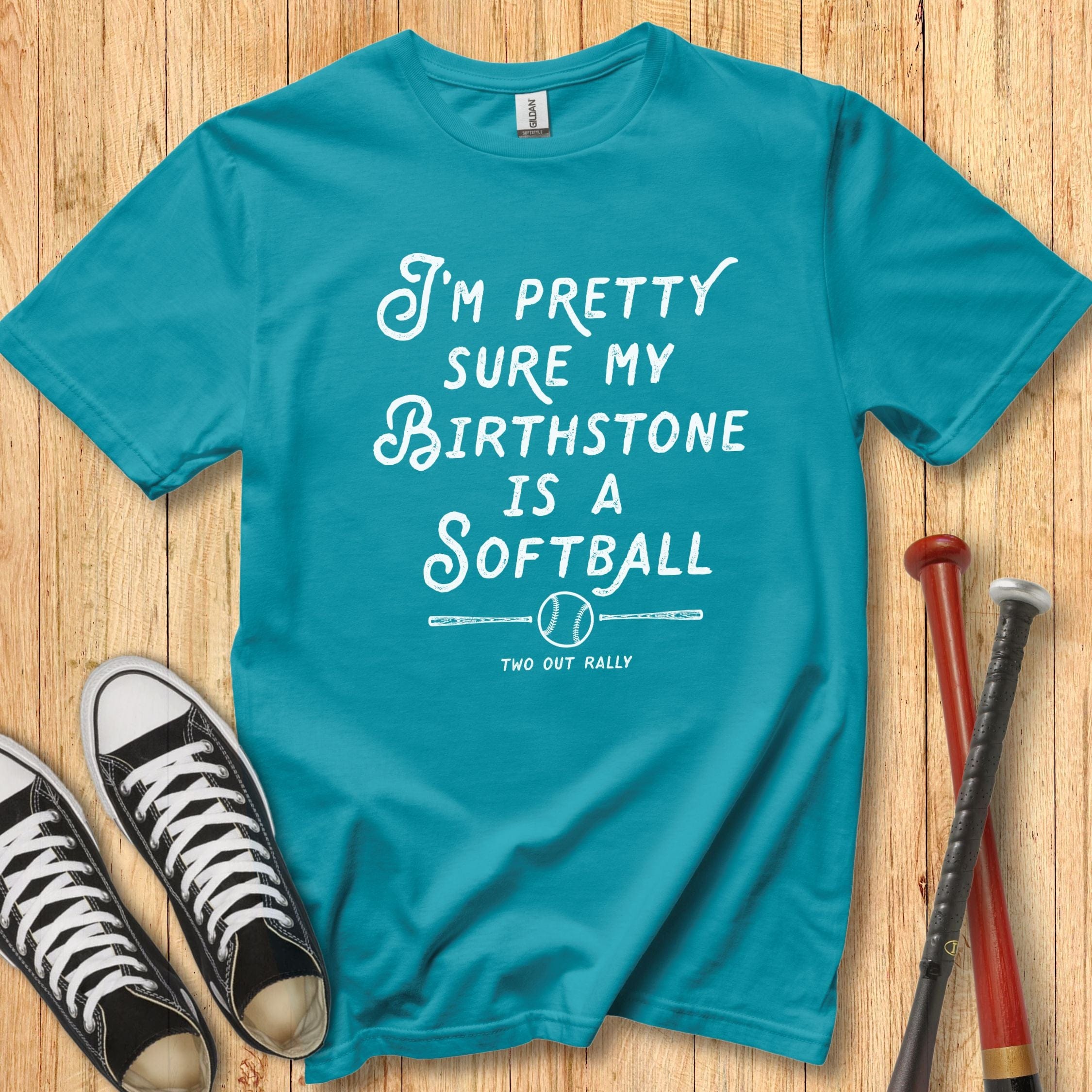 Birthstone Softball Youth Tee