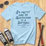 Birthstone Softball Tee