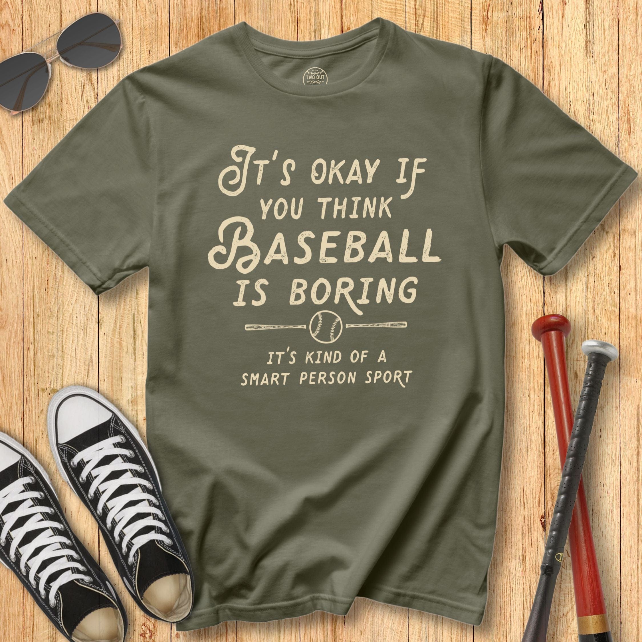 Boring Baseball Tee