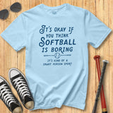 Boring Softball Tee