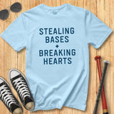 Breaking Hearts Block Print Tee