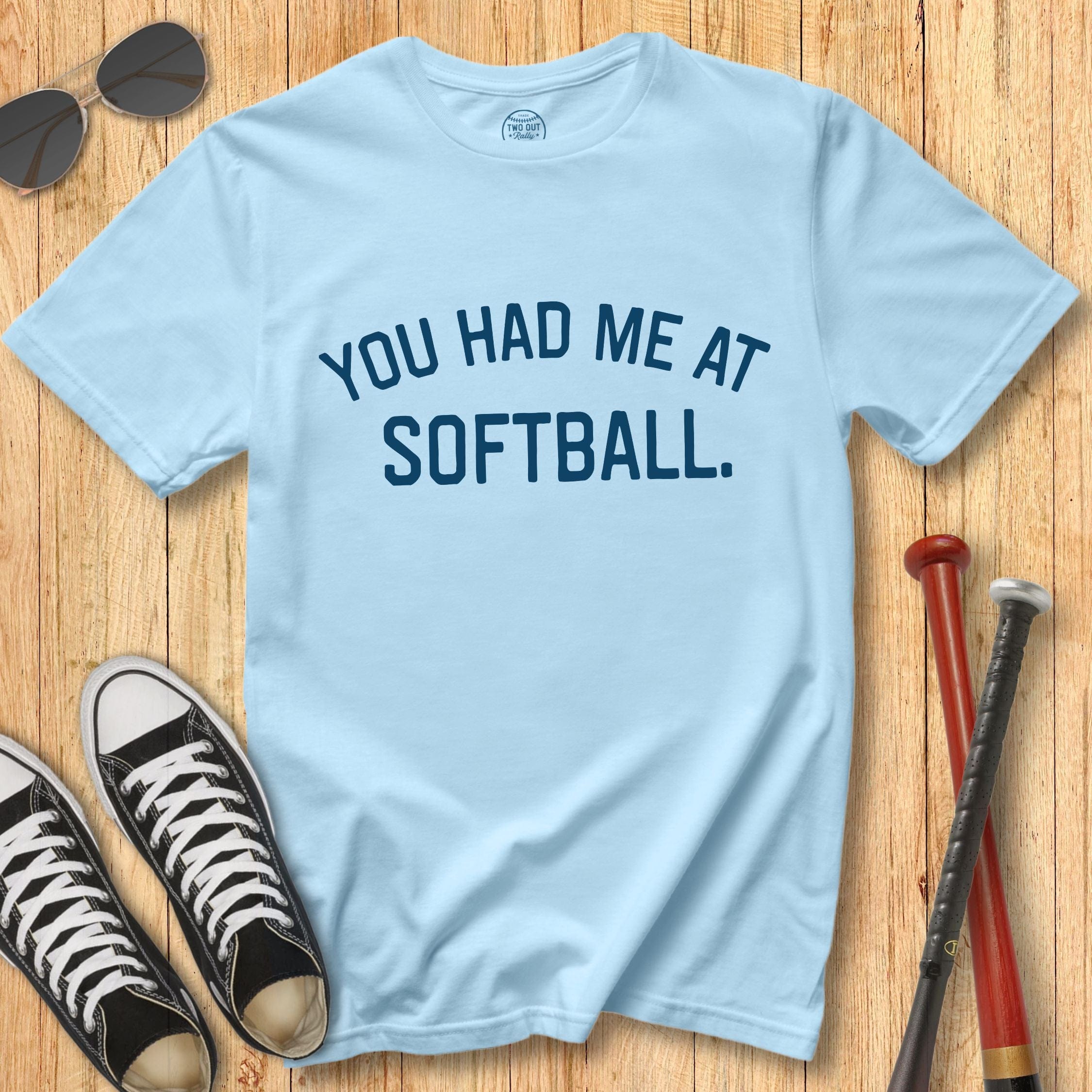 Had Me At Softball Block Tee