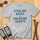 Breaking Hearts Block Print Tee