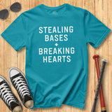 Breaking Hearts Block Print Tee