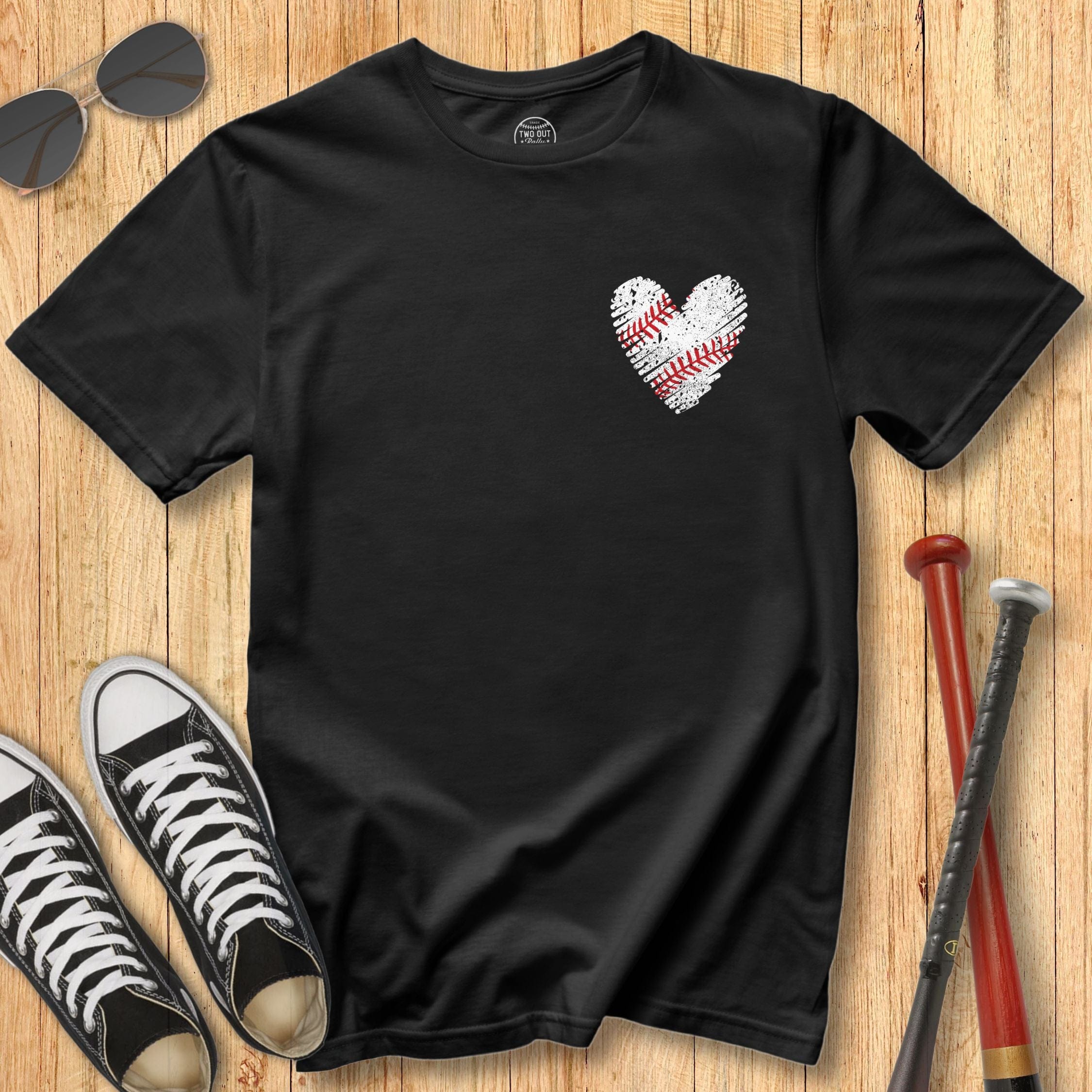 Brush Heart Laces Tee