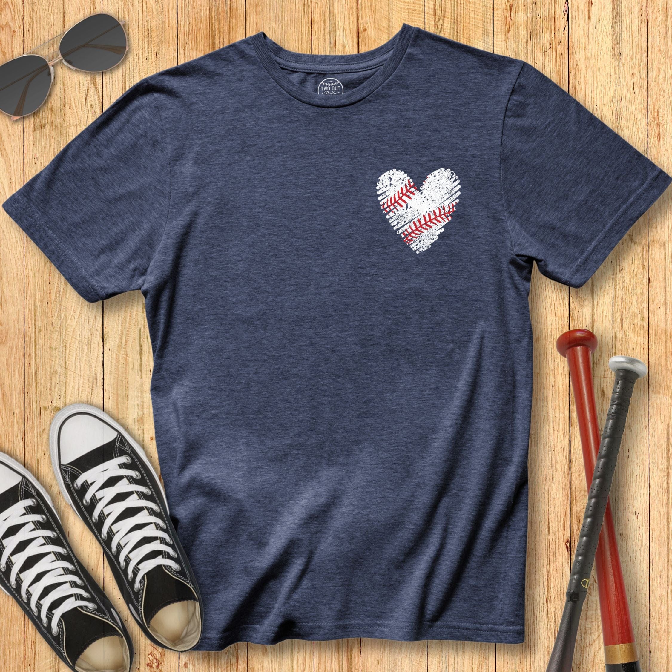 Brush Heart Laces Tee