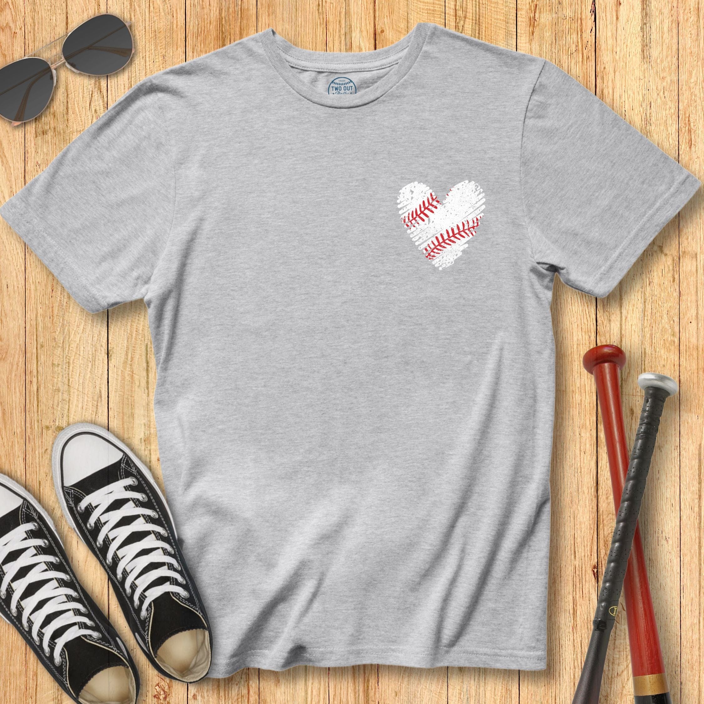 Brush Heart Laces Tee